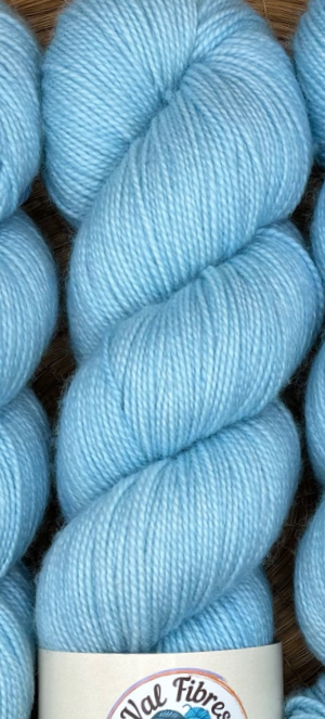 Baby Blue - MCN Fingering - High Twist