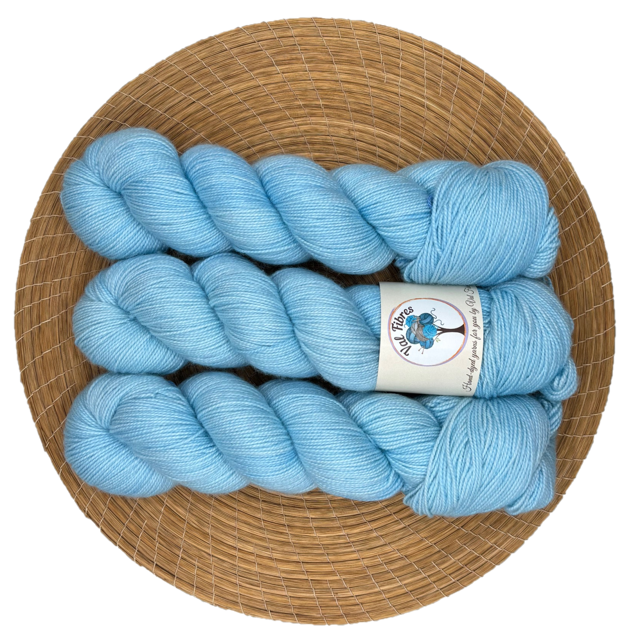Baby Blue - MCN Fingering - High Twist