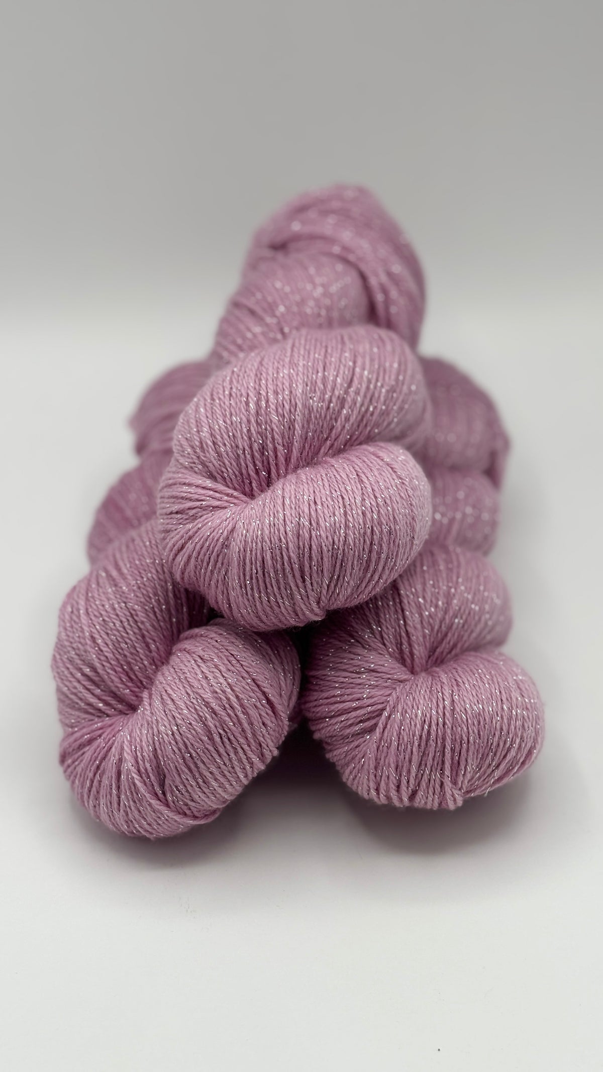 Mauve - Merino Lurex Fingering