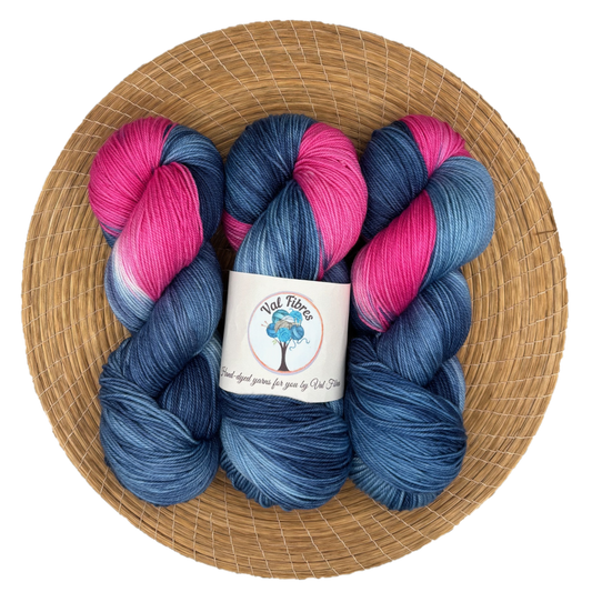 Navy Blossom - MCN Fingering - (Assigned Pooling)