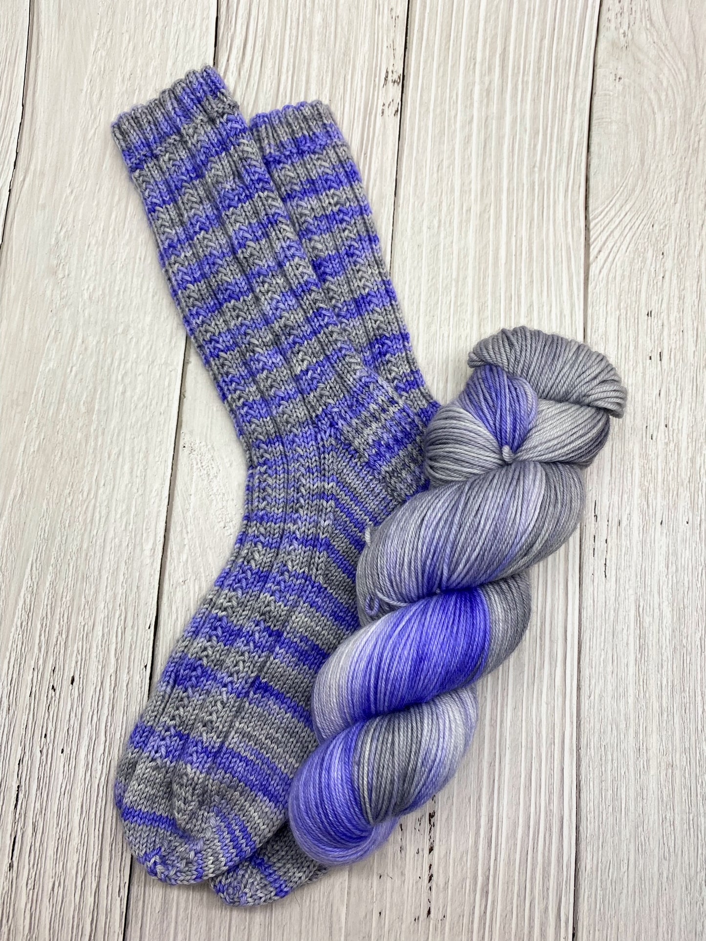 Lavender Hydrangea - Merino Fingering
