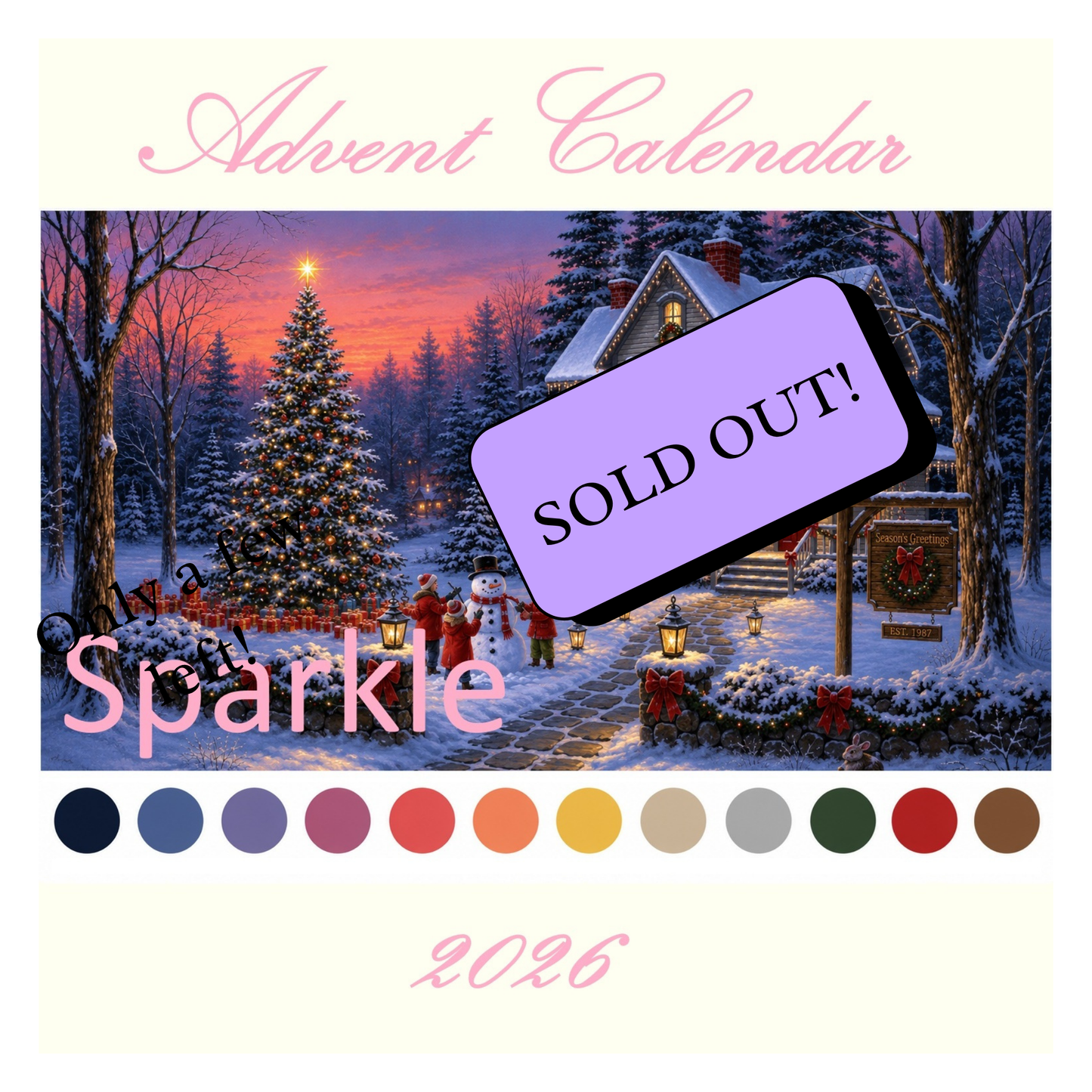 Sparkle Fingering Advent Calendar 2026