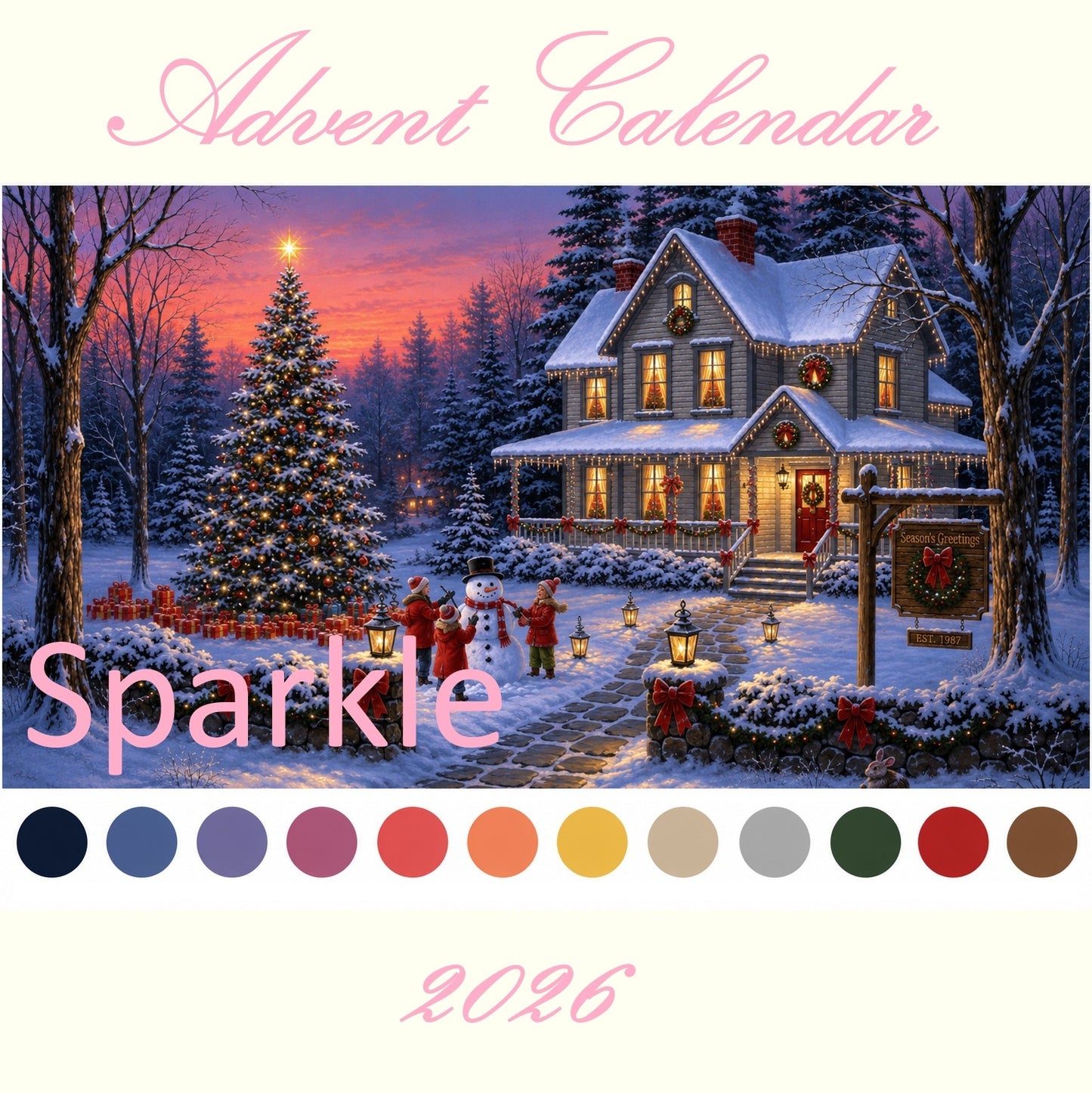 Sparkle Fingering Advent Calendar 2026
