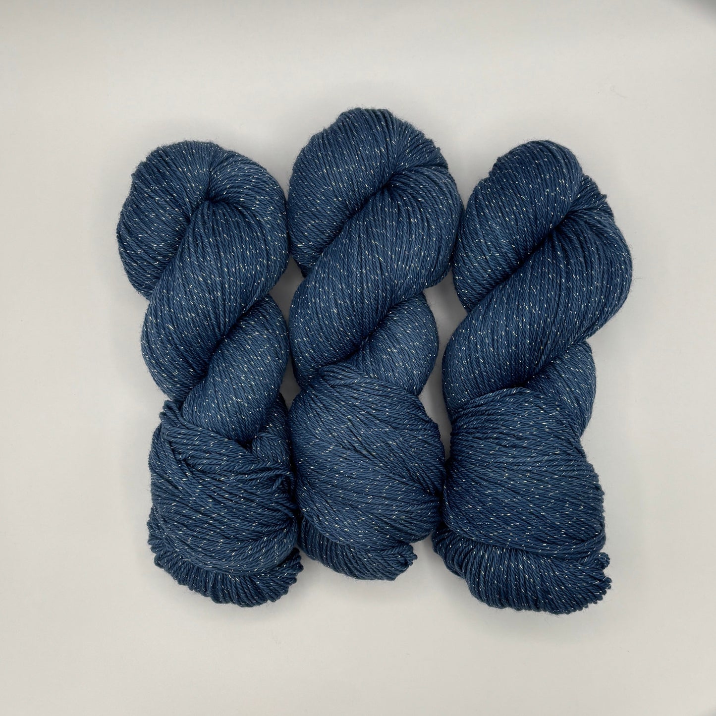 Blue Jeans- Merino Lurex Fingering
