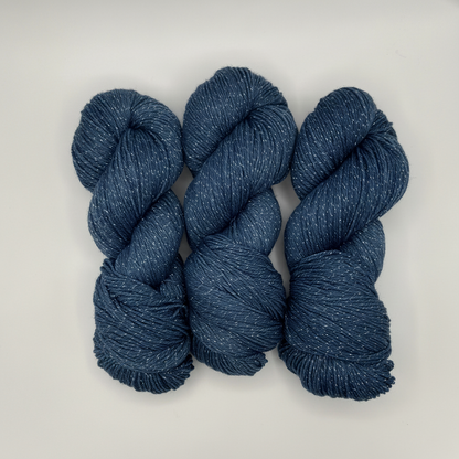Blue Jeans- Merino Lurex Fingering