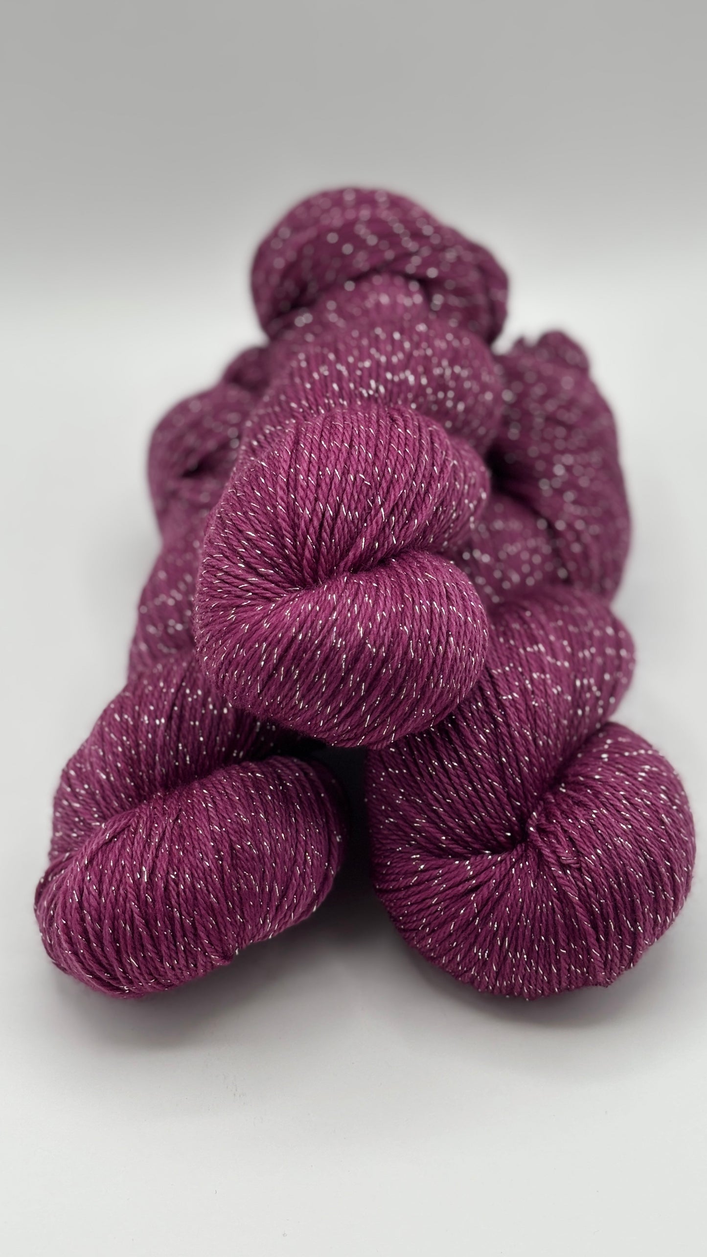 Mulberry - Merino Lurex Fingering